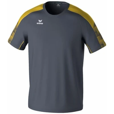 Abbildung von Erima Unisex Kinder EVO Star leichtes T Shirt (1082405), Slate grey/gelb, 152