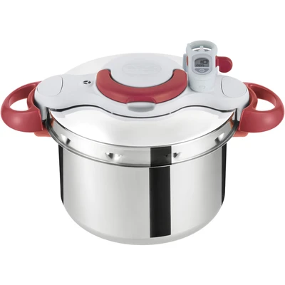 Abbildung von Tefal Schnellkochtopf &quot;Clipso Minut Perfect&quot;, Edelstahl, (1 tlg.), Dampfkochtopf aus 6L, alle Herdarten, Induktion