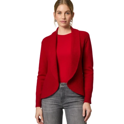 Abbildung von zero Offener Style Strickjacke, Damen, Größe: 36, Savvy red