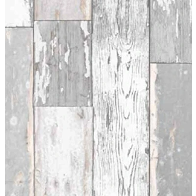 Abbildung von AS4HOME Möbelfolie Holzdekor Holz Scrapwood grau hell 45