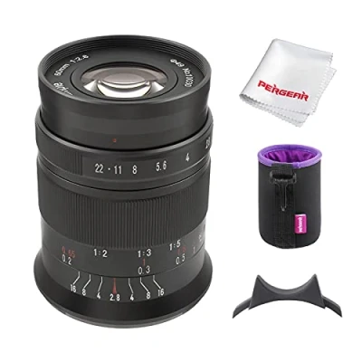 Abbildung von 7artisans 60mm F2.8 II Makro Objektiv, Kompatibel mit Fuji X Mount Kameras A1 A10 A2 A3 A at M1 XM2 T1 T3 T10 T2 T20 T30 Pro1 Pro2 E1 E2 E E2s E3