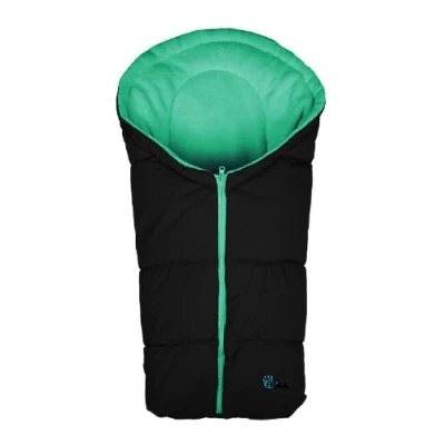 Abbildung von Altabebe AL2006C 32 Winterfußsack für Babyschale, Klimaguard linie, schwarz petrol