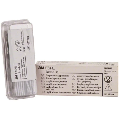 Abbildung von Brush M Einmalapplikatoren rot regular 50 Applikatoren
