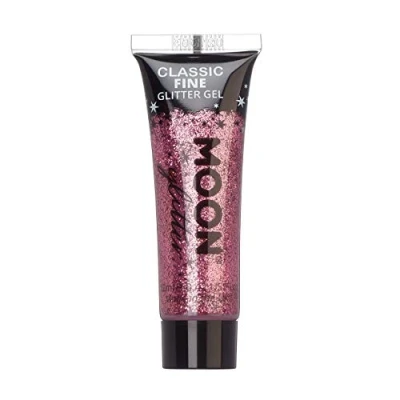 Abbildung von Moon Glitter Gel mit klassischem feinem 12ml Rosa Glitzer Gesichtsfarbe