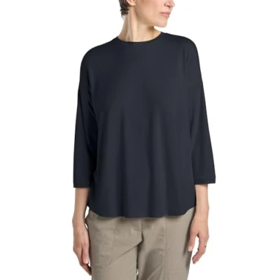 Abbildung von Jack Wolfskin Langarmshirt, Damen, Größe: Large, Dark navy heather