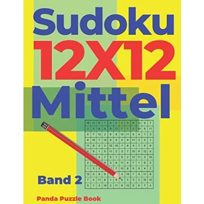 Abbildung von Sudoku 12x12 Mittel Band 2: Irregular Varianten Logikspiele Für Erwachsene