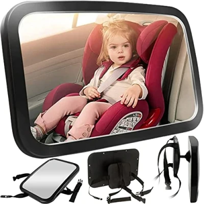 Abbildung von Retoo Baby Spiegel AutoRücksitzspiegel, Kindersitz, Kinder Autospiegel, Rücksitzspiegel für eine Sichere Fahrt, Auto Rückspiegel Babyschale, Autositz Spiegel, Kindersitz 360 Schwenkbar