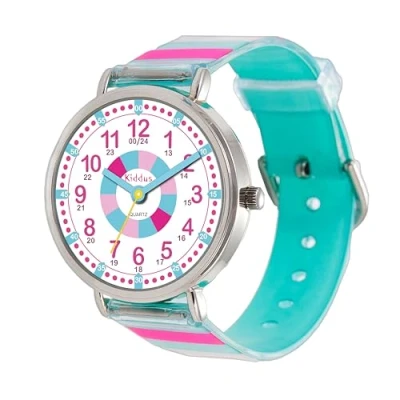 Abbildung von Kiddus Time Teacher Classic Uhr für Kinder, Größe: One Size, Turquoise