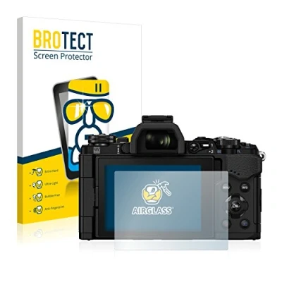 Abbildung von BROTECT Schutzglas für Olympus OM D E M5 Mark II Schutzfolie Panzer Folie Glas [Extrem Kratzfest 9H, Anti Fingerprint, Ultra Transparent]