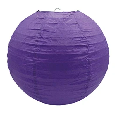 Abbildung von Creativery Papier Lampion 20cm lila Purpur 465 Laterne Hochzeit Party Wohnungsdeko Hängedeko Raumdeko Geburtstag Feier