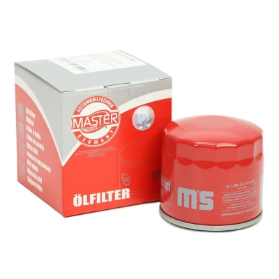 Abbildung von MASTER SPORT 811/80 OF PCS MS Ölfilter M 20 X 1.5 mit einem Rücklaufsperrventil Filtereinsatz HYUNDAI: i40 Kombi, Elantra V Limousine, Sonata