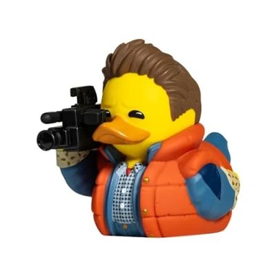 Abbildung von TUBBZ Box Ausgabe Marty McFly Sammler Vinyl Gummiente Figur Offizielles Zurück in die Zukunft Merchandise Fernsehen, Filme &amp; Videospiele