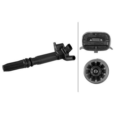 Abbildung von HELLA 5DA 358 102 941 Zündspule 2 polig Kerzenschachtzündspule FORD USA: F 150 Mk12 Standard Cab Pickup