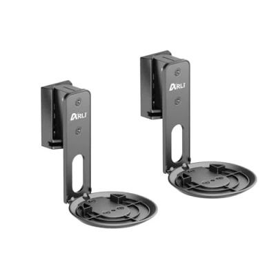 Abbildung von ARLI 2x Wandhalter für SONOS Lautsprecher Wandhalterung, (1 tlg., Era 100 Boxen Halter Wandhalterungen Halterung Schwarz)