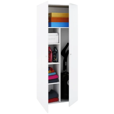 Abbildung von VCM Mehrzweckschrank Holz Besenschrank Staubsauger Putzschrank Vandol (1 St)