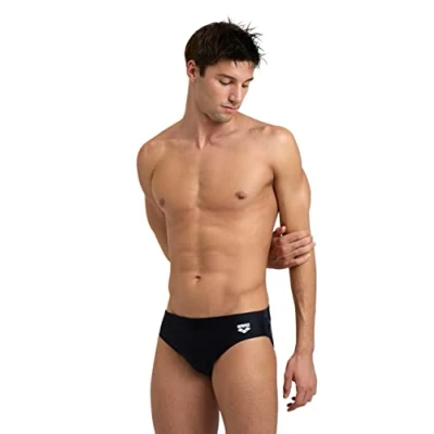 Abbildung von Arena Herren Men&#039;s Overlap Swim Briefs, Navy fluo Red Multi, 52 EU