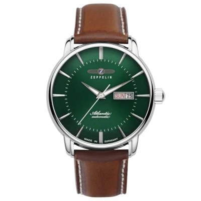 Abbildung von Zeppelin 8466 4 Herrenuhr Automatik Atlantic Braun/Grün
