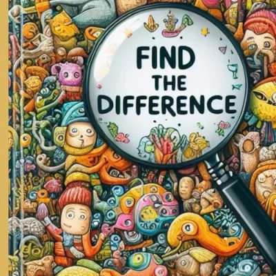 Abbildung von spot the difference books for teens: Search &amp; Find Fun (teens kids family game)