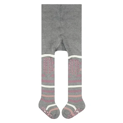 Abbildung von Falke BABY Multi Stripe FULL Plush Strumpfhose Light grey für Kinder, Größe: 62/68,