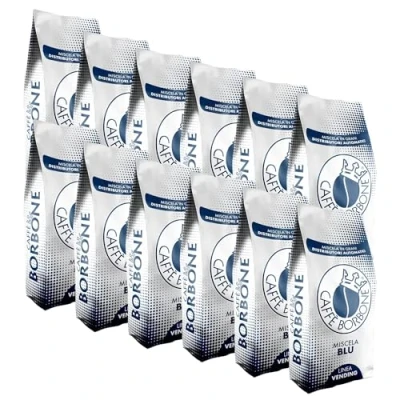 Abbildung von BLAUE Mischung Kaffeebohnen Borbone VENDING 1 kg x 12