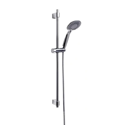 Abbildung von WENKO Stangenbrause Set &quot;Young&quot;, Chrom, Länge Stange: 66 cm