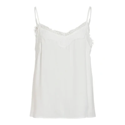 Abbildung von VILA Top, Damen, Größe: 34, Cloud dancer