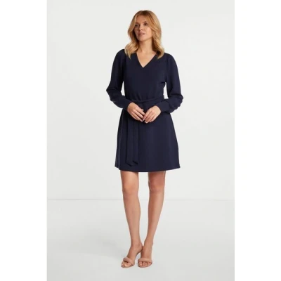 Abbildung von Rich &amp; Royal MINI MIT BINDEGÜRTEL Freizeitkleid, Damen, Größe: 42, Midnight blue