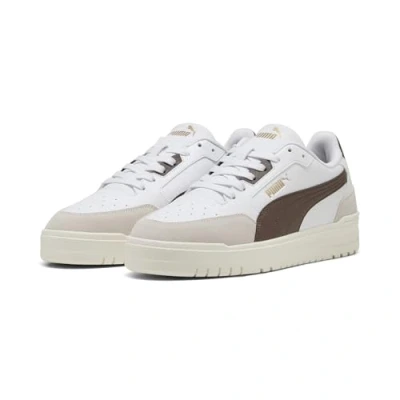 Abbildung von Shuffle Downtown Sneakers Erwachsene PUMA White Flat Bronze Vapor Gray Brown
