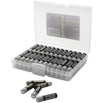 Abbildung von STROXX® 48x AA Alkaline Batterie Extreme Batterien Leistungsstark Ultra Premium Vorratspack LR03 LR6