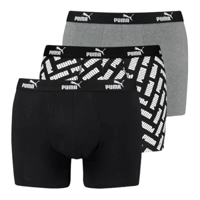 Abbildung von PUMA BOXER MEN PROMO PRINT 3P (3er Pack) mit elastischem Webbund