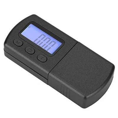 Abbildung von Tosuny Tonarmwaage Stylus Messgerät, Kraftmessgerät mit LCD Bildschirm Digitalpatrone Tracking Maßstab 0,01 g 5 Kalibrierungsgewicht