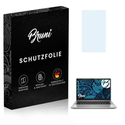 Abbildung von Bruni Schutzfolie kompatibel mit HP ProBook 430 G8 Folie, glasklare Displayschutzfolie (2X)