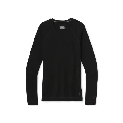 Abbildung von Smartwool Classic Thermal Merino BASE Layer CREW Langarmshirt, Damen, Größe: XS, Black