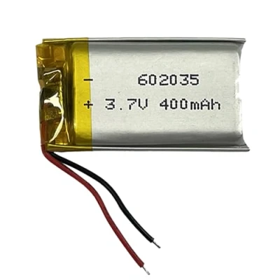 Abbildung von Lithium Polymer Akku 3.7V 400mAh 602035 Wiederaufladbarer Lipo Ion für RC Drohne Flugzeug Zubehörteil