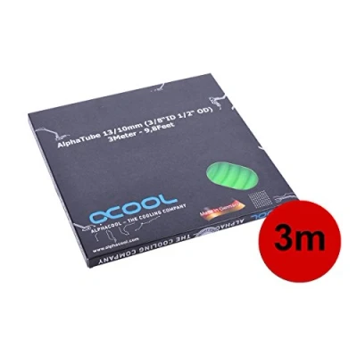 Abbildung von Alphacool 18415 Schlauch AlphaTube HF 13/10 (3/8&quot; ID) UV Grün 3m (9,8ft) Retailbox Wasserkühlung Schläuche