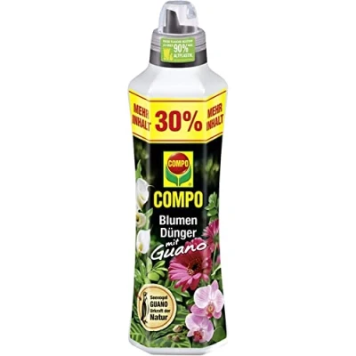 Abbildung von Compo Sana Blumendünger mit Guano 1,3l