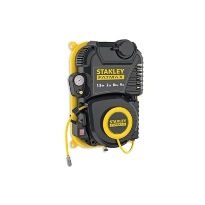 Abbildung von STANLEY Kompressor Fatmax FMXCMD152WE Walltech Pro 23050, max. 8 bar, 2 l, Komplett Set