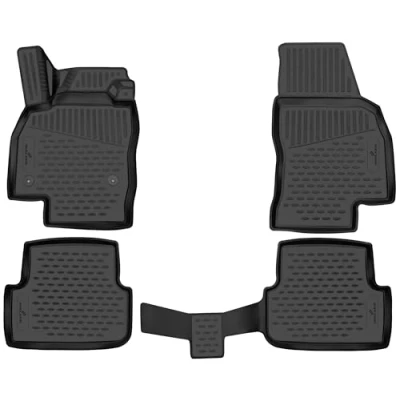 Abbildung von Walser XTR Gummi Fussmatten Auto kompatibel mit Skoda Fabia IV (PJ3) 06/2021 Heute, 100% passgenaue Fußmatten, robuste Universal Fußmatte Auto, Gummimatten