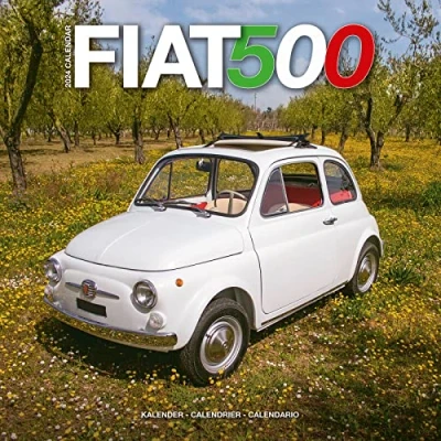 Abbildung von Fiat 500 2024 16 Monatskalender: Original Avonside Kalender [Mehrsprachig] [Kalender] (Wall Kalender)