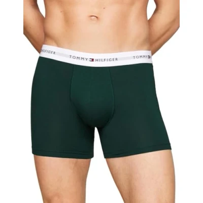 Abbildung von Tommy Hilfiger Brief Signature 3 PACK Panties, Herren, Größe: Small, Grey