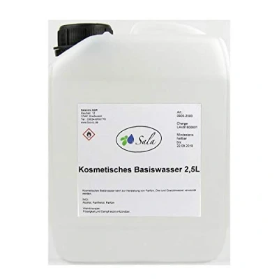 Abbildung von Sala kosmetisches Basiswasser parfümfrei 96% Alkohol 2,5 L 2500 ml Kanister