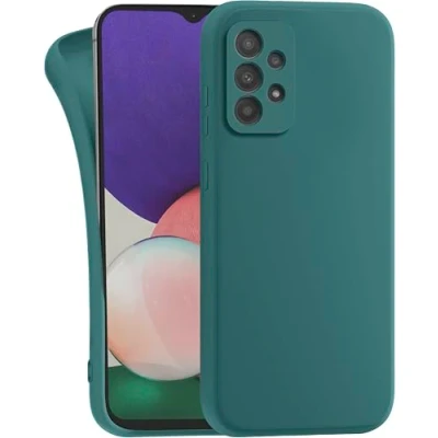 Abbildung von MyGadget Hülle für Samsung Galaxy A52 4G 5G A52s Schutzhülle TPU Case Slim Silikonhülle Back Cover Kratzfest Handyhülle Olivgrün