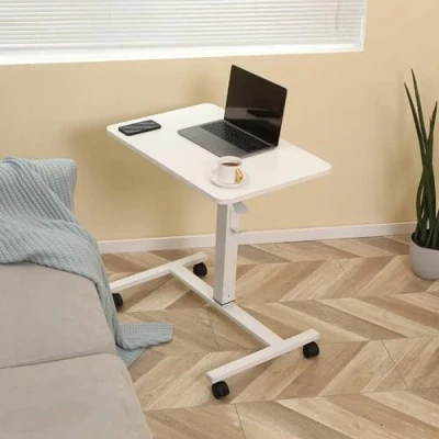Abbildung von Makika Schreibtisch Stehpult / Laptoptisch höhenverstellbar mit Rollen