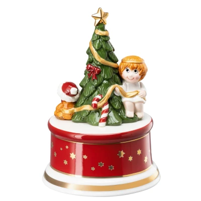Abbildung von Hutschenreuther Sammelserie 2023 Am Weihnachtsbaum Spieluhr klein