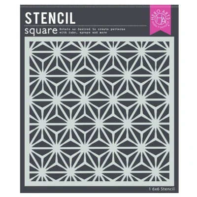 Abbildung von Hero Arts Asana Pattern Stencil (SA297)