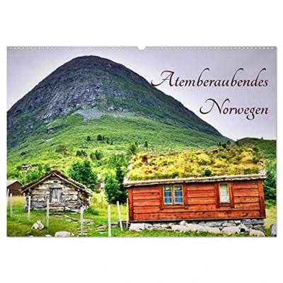 Abbildung von Atemberaubendes Norwegen (Wandkalender 2025 DIN A2 quer), CALVENDO Monatskalender