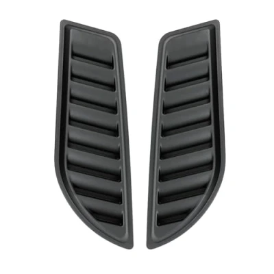 Abbildung von OMAC Haubenhutzen Motorhaube Lüftung kompatibel mit Jeep Renegade 2014 2024 ABS Schwarz 2tlg