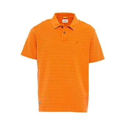 Abbildung von camel active Kurzarm AUS Reiner Poloshirt, Herren, Größe: XL, Orange