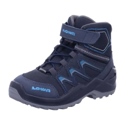 Abbildung von Lowa Maddox WARM GTX MID JR Unisex Snowboot/Winterstiefel für Kinder, Größe: 25, Stahlblau Schuhe