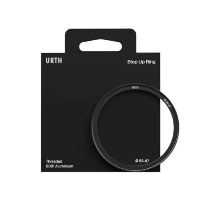Abbildung von Urth 58 67mm Step Up Ring Objektivadapter Attach Threaded Filters to 58mm Linsen befestigen